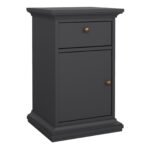 Paris Nightstand 1 Door + 1 Drawer