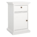 Paris Nightstand 1 Door + 1 Drawer