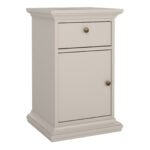 Paris Nightstand 1 door 1 Drawer in Cashmere