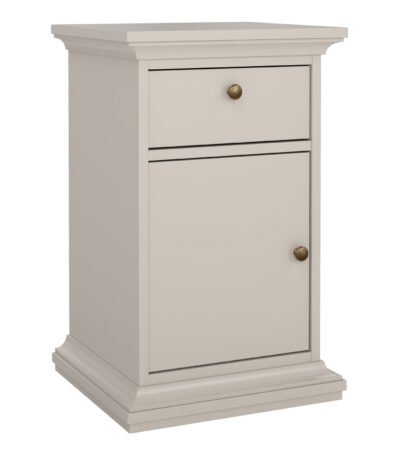 Paris Nightstand 1 door 1 Drawer in Cashmere