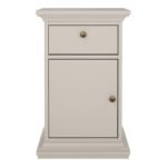 Paris Nightstand 1 door 1 Drawer in Cashmere