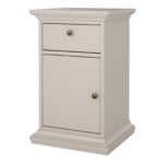 Paris Nightstand 1 door 1 Drawer in Cashmere