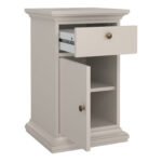 Paris Nightstand 1 door 1 Drawer in Cashmere