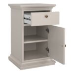 Paris Nightstand 1 door 1 Drawer in Cashmere