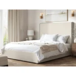 Penelope Ottoman Bed Cream Fabric