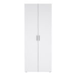 Pepe Wardrobe with 2 Doors in Oak with White High Gloss