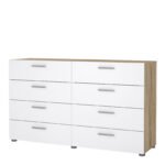 Pepe Wide Chest of 8 Drawers (4+4)