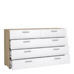 Pepe Wide Chest of 8 Drawers (4+4)