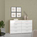 Pepe Wide Chest of 8 Drawers (4+4)