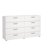Pepe Wide Chest of 8 Drawers (4+4)