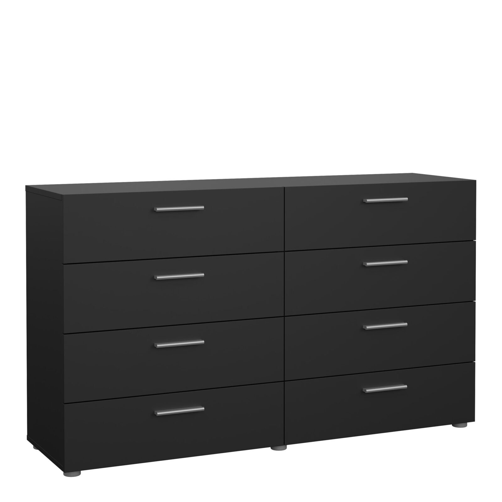 Pepe Wide Chest of 8 Drawers in Black Pepe Wide Chest of 8 Drawers in Black