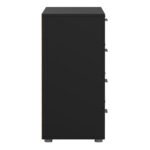 Pepe Wide Chest of 8 Drawers in Black