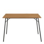Peru Rectangular Dining Table in Wild Oak 120x80cm