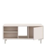 Playly Coffee Table with Open Shelf and Door
