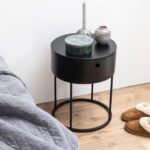 Polo Round Bedside Table
