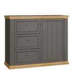 Pontypool 3 Drawer & 1 Door Sideboard