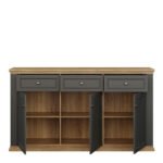 Pontypool 3 Drawer & 3 Door Sideboard
