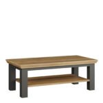 Pontypool Large Rectangular Coffee Table with Shelf