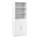 Prima Bookcase 4 Shelves with 2 Doors