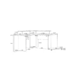 Quartz LED Corner Computer Gaming Desk