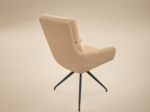 Quincy Set of 2 Swivel Dining Chairs with Arms - Image 4