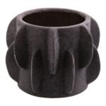 Raasay Black Textured Stoneware Small Planter
