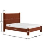 Rayne Double Pillar Bed