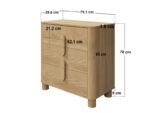 Remington 3 Drawer Chest of Drawers - Image 9