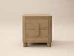 Remington Curved 2 Drawer Bedside Table - Image 10