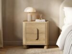 Remington Curved 2 Drawer Bedside Table - Image 2