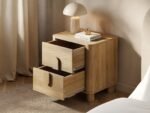 Remington Curved 2 Drawer Bedside Table - Image 6