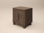 Remington Curved 2 Drawer Bedside Table - Image 9