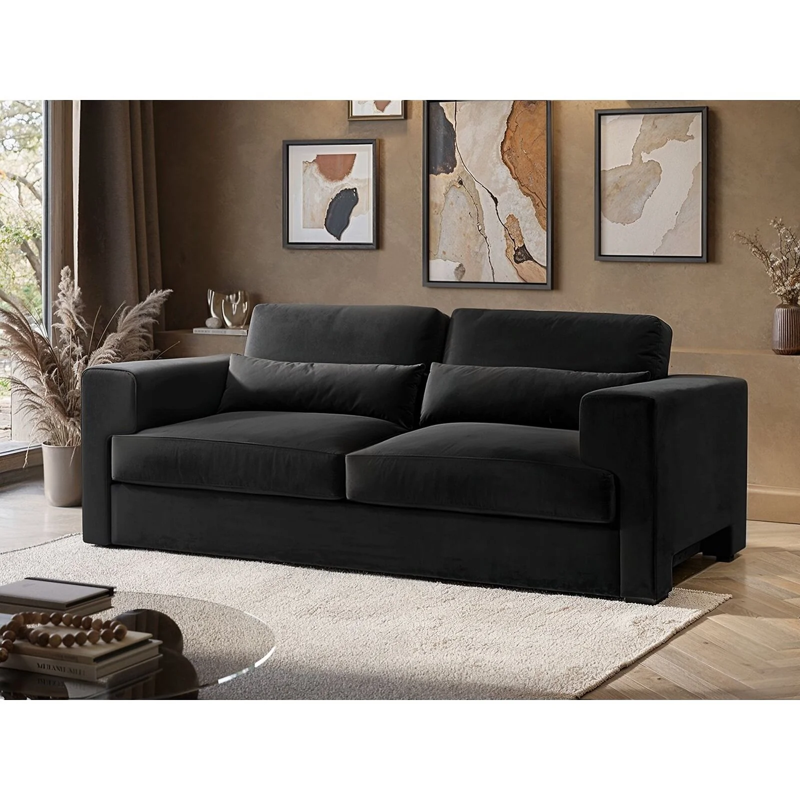 Rose 3 Seater Velvet Sofa Rose 3 Seater Velvet Sofa