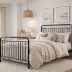 Rose Metal Bed Frame