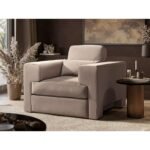 Rose Velvet Armchair - Image 7