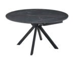 Round Ceramic Dining Table - Black