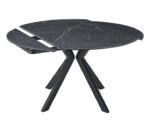 Round Ceramic Dining Table - Black