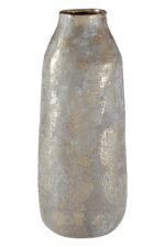 Sanday Large Grey and Gold Ceramic Vase