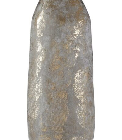 Sanday Large Grey and Gold Ceramic Vase