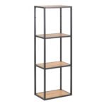 Seaford Black Metal Wall Shelf
