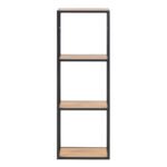 Seaford Black Metal Wall Shelf