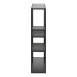 Seaford Black Metal Wall Shelf with 3 Additional Black Shelves