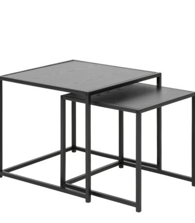 Seaford Nest of Tables in Ash Black