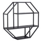 Seaford Octagonal Metal Wall Shelf