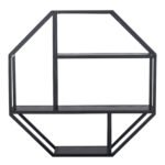 Seaford Octagonal Metal Wall Shelf