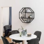 Seaford Octagonal Metal Wall Shelf