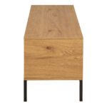 Seaford Tv Unit 2 Doors 1 Drawer in Matt Wild Oak