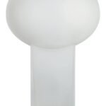 Seil White Opaque Glass Large Vase