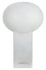 Seil White Opaque Glass Large Vase