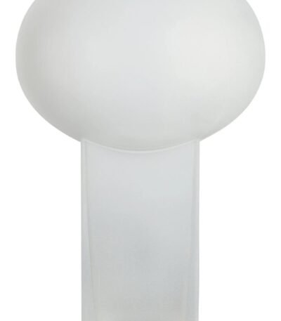 Seil White Opaque Glass Large Vase